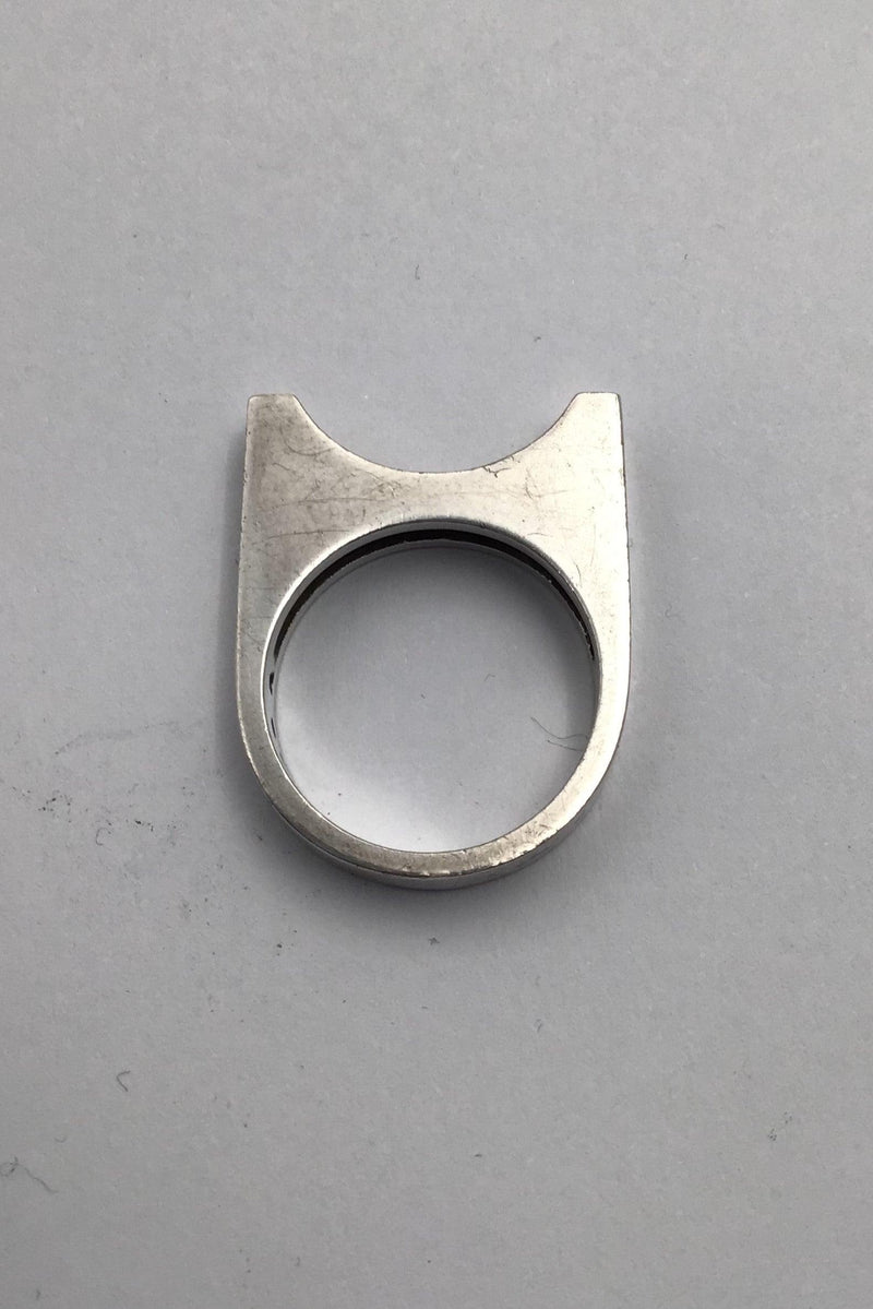 Georg Jensen Sterling Sølv Ring No A106A Andreas Mikkelsen - Danam Antik