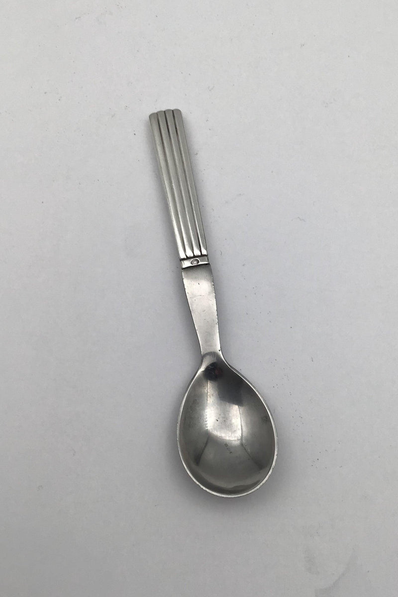 Georg Jensen Sterling Sølv / Stål Bernadotte Æggeske No. 85 - Danam Antik