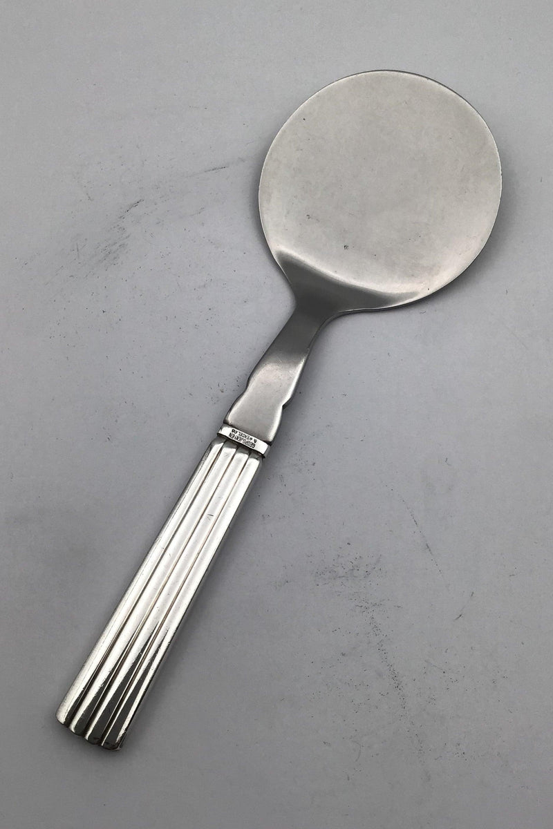 Georg Jensen Sterling Sølv / Stål Bernadotte Serveringsspade No. 206 - Danam Antik