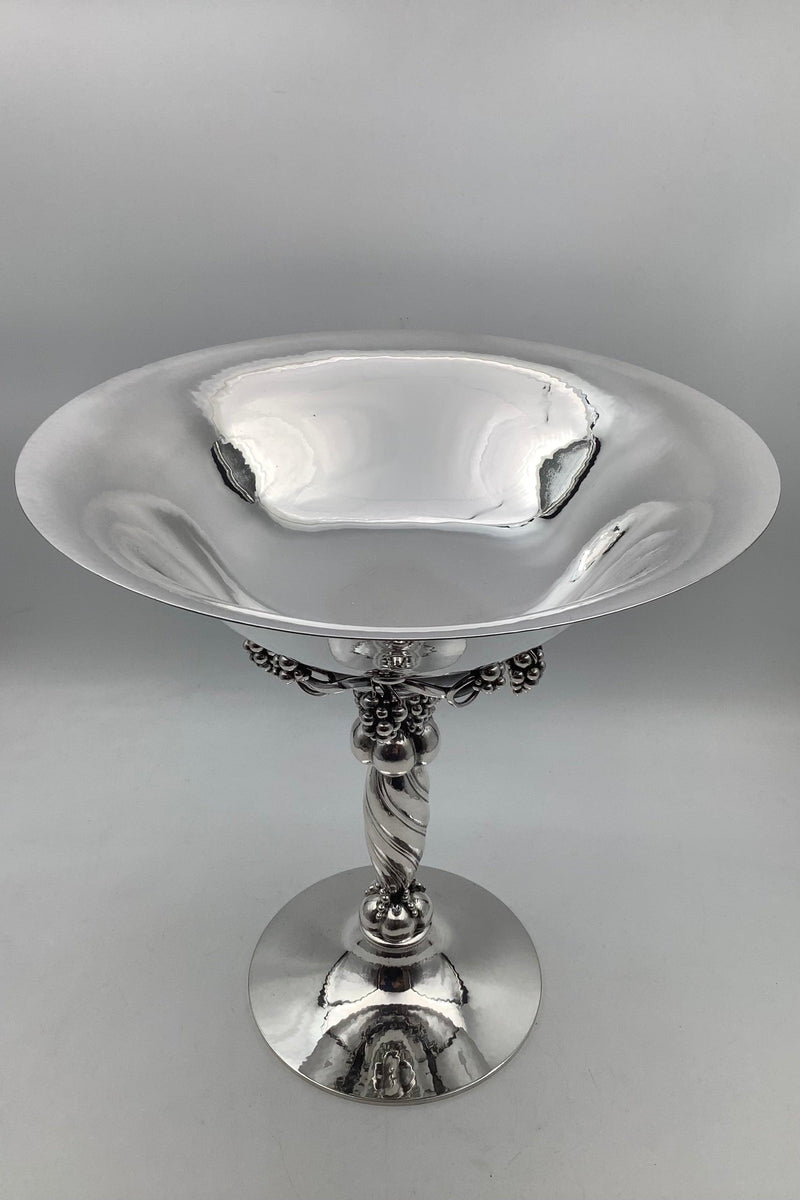 Georg Jensen Sterling Sølv Stor Drueopsats / Drueskål No 264 A - Danam Antik