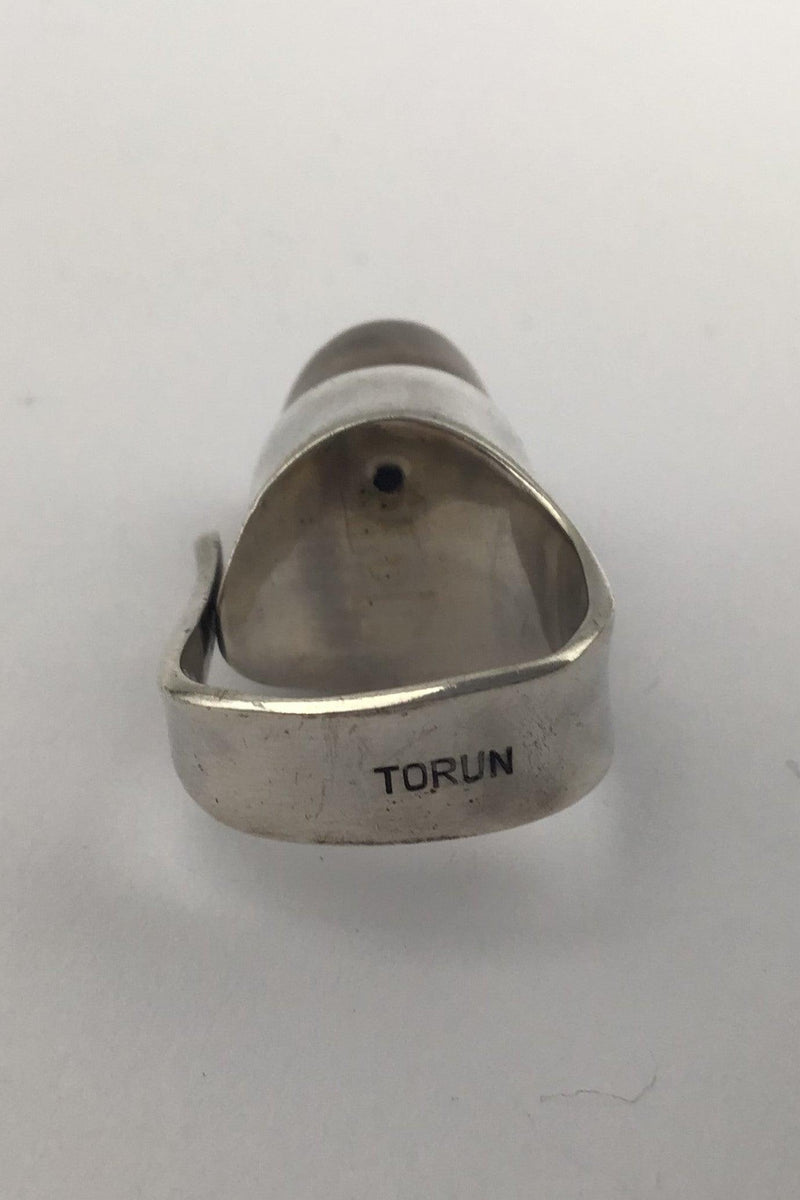 "Georg Jensen" Vivianna Torun Bülow-Hübe Sterling Sølv Ring Rutil Quartz - Danam Antik