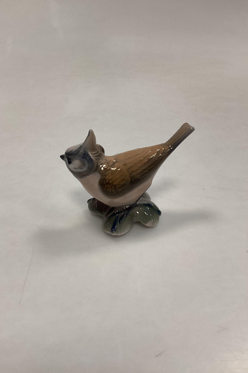 Lyngby Porcelæn Fuglefigur af Topmejse - Danam Antik