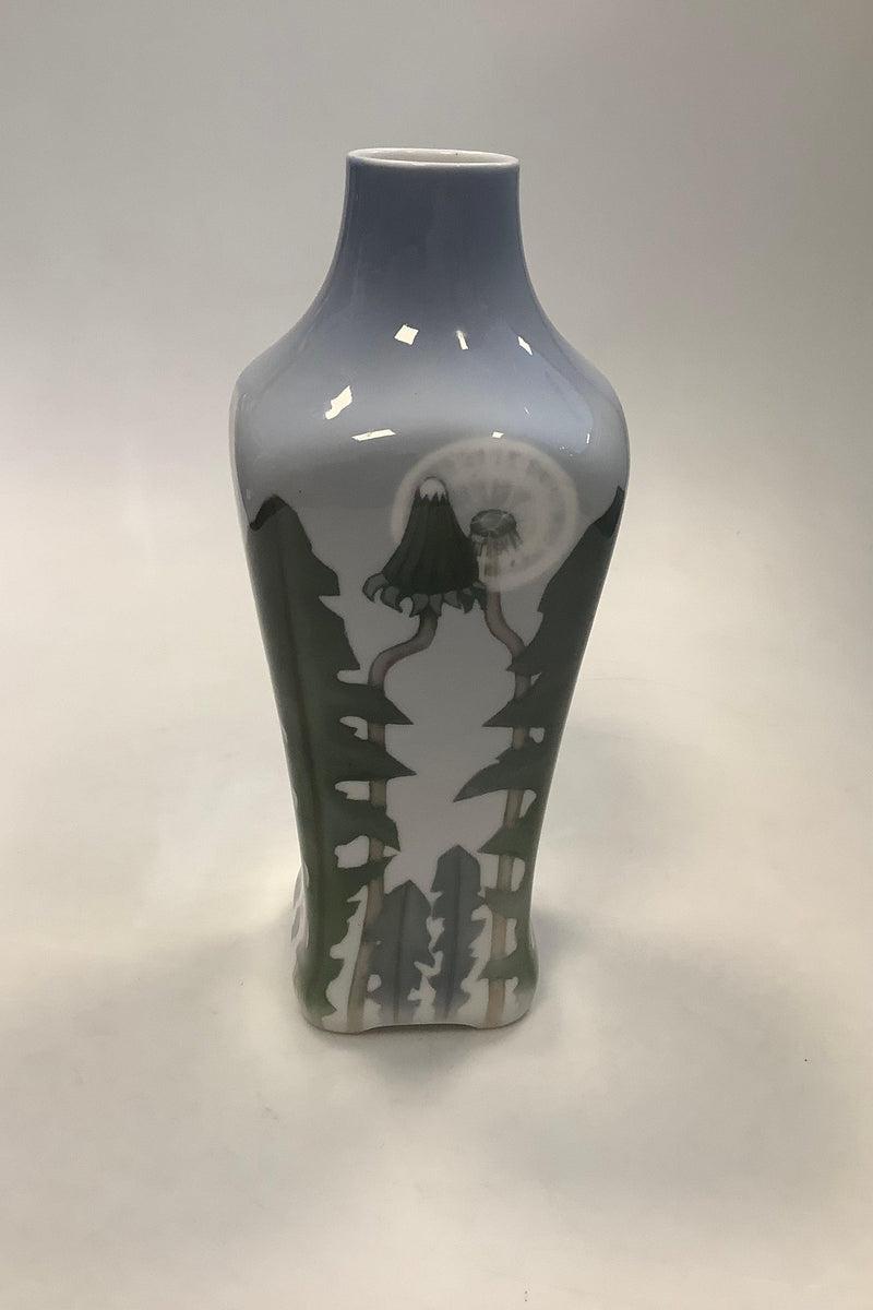 Royal Copenhagen Art Nouveau Grøn Vase No 211 / 247 - Danam Antik