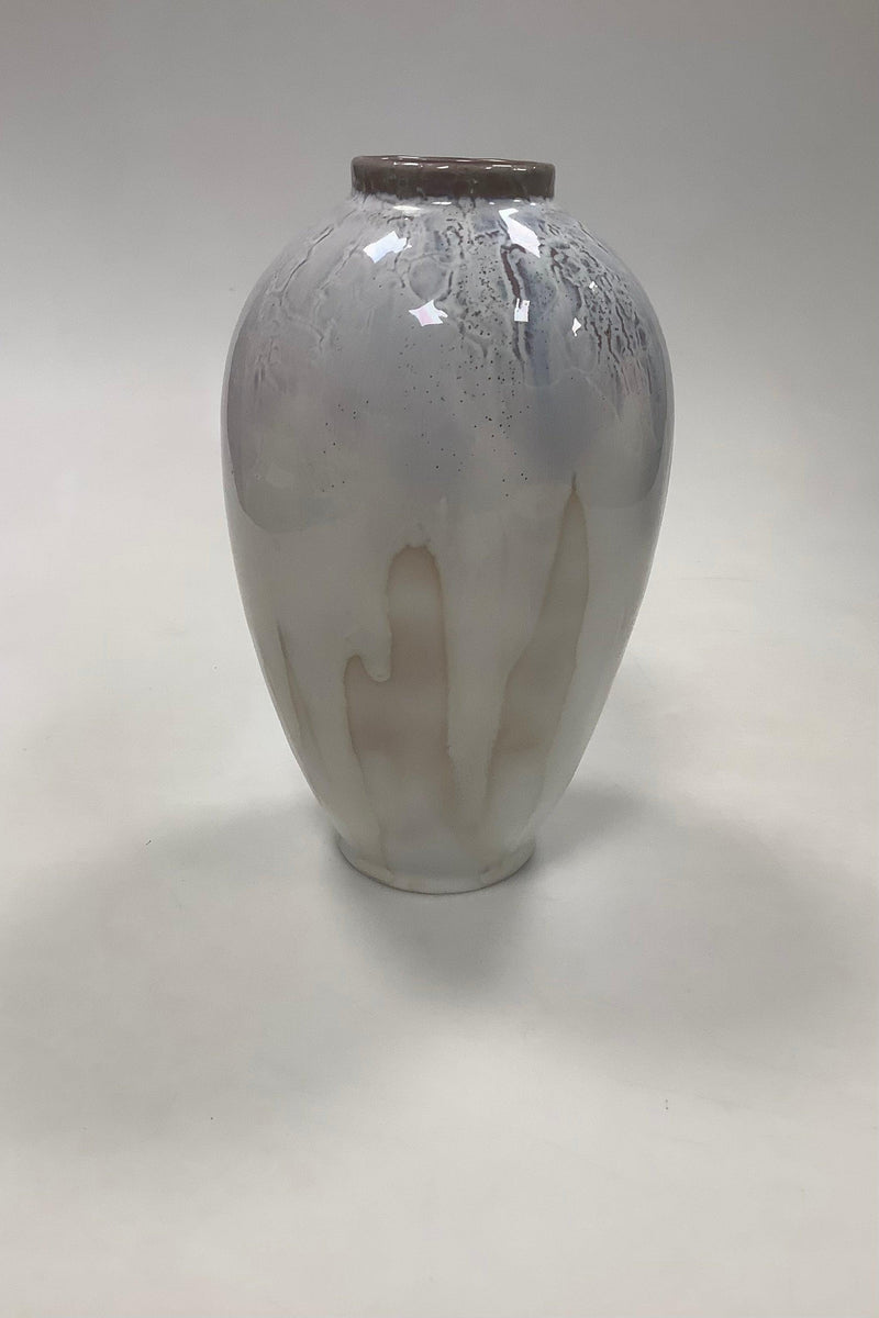 Royal Copenhagen Art Nouveau Krystal Glasur vase af Clements fra 1880'erne - Danam Antik