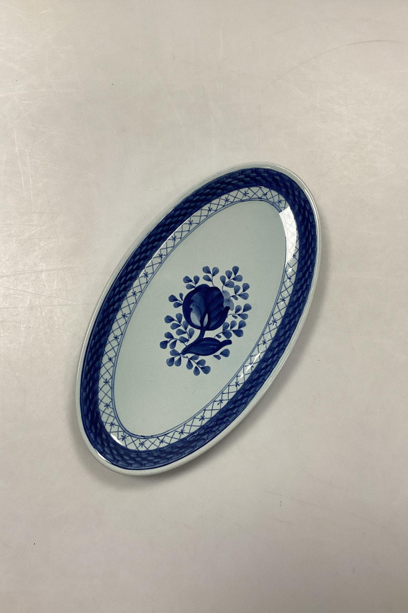 Royal Copenhagen Blå Tranquebar Oval Asiet No. 1094 - Danam Antik