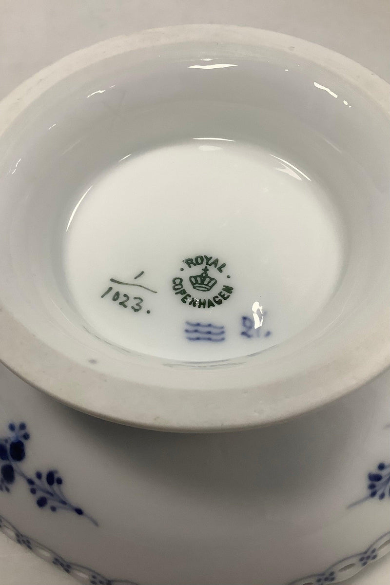 Royal Copenhagen Musselmalet Helblonde Skål på Fod No. 1023 - Danam Antik