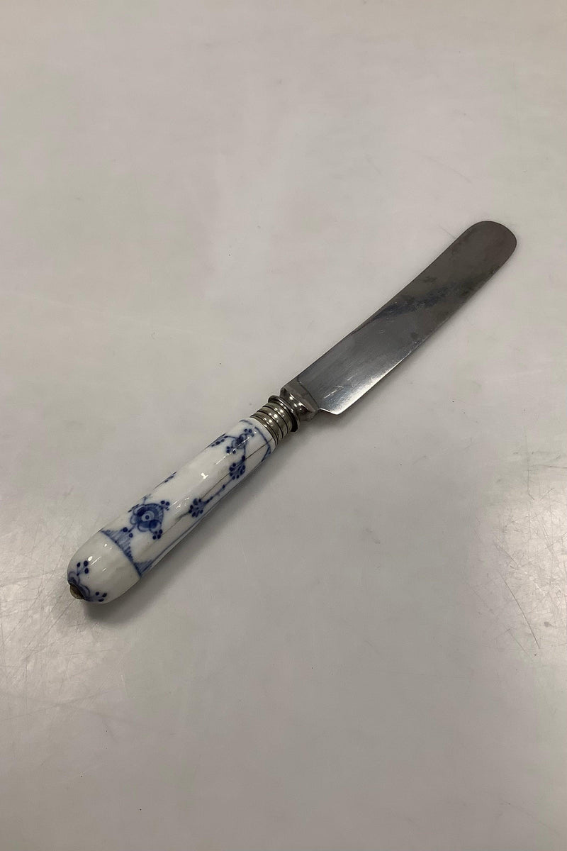 Royal Copenhagen Musselmalet Riflet Frokostkniv - Danam Antik