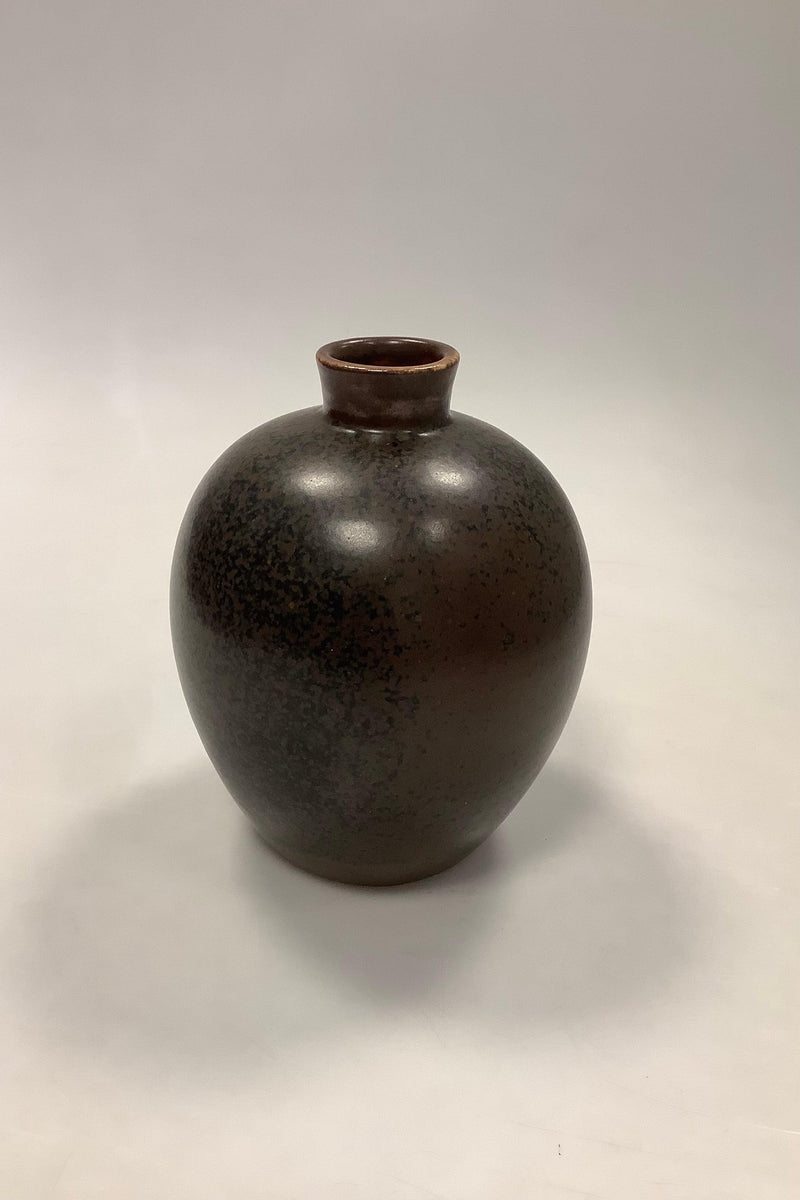 Saxbo Vase i brun farve No 99 - Danam Antik