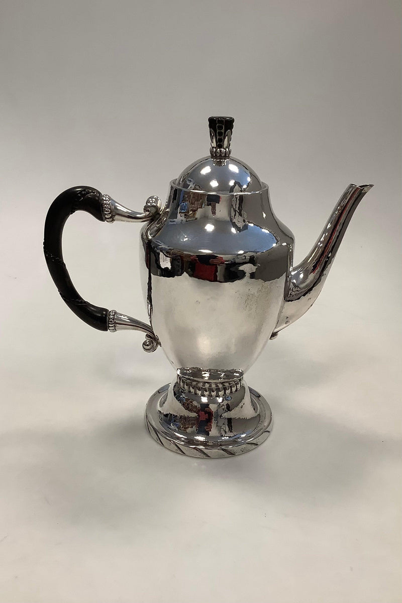 Sjælden Tidlig Georg Jensen Sølv Kaffekande fra 1904-1908 - Danam Antik