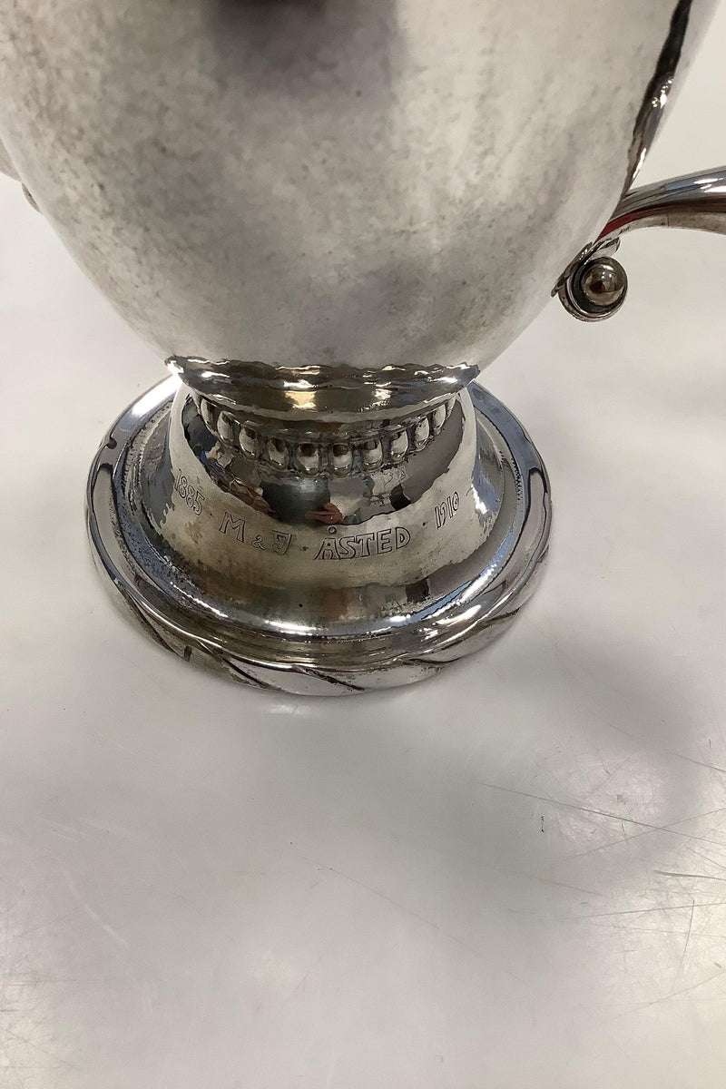 Sjælden Tidlig Georg Jensen Sølv Kaffekande fra 1904-1908 - Danam Antik