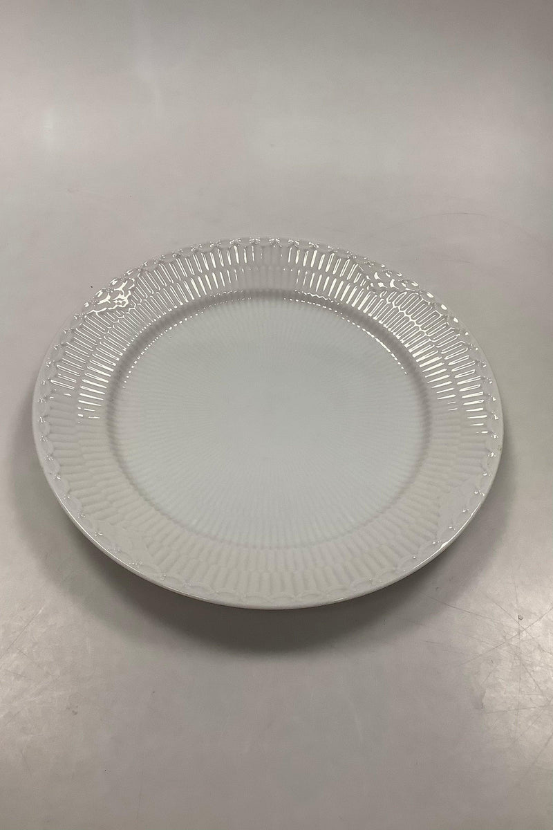 Royal Copenhagen White Half Lace Dinner Plate