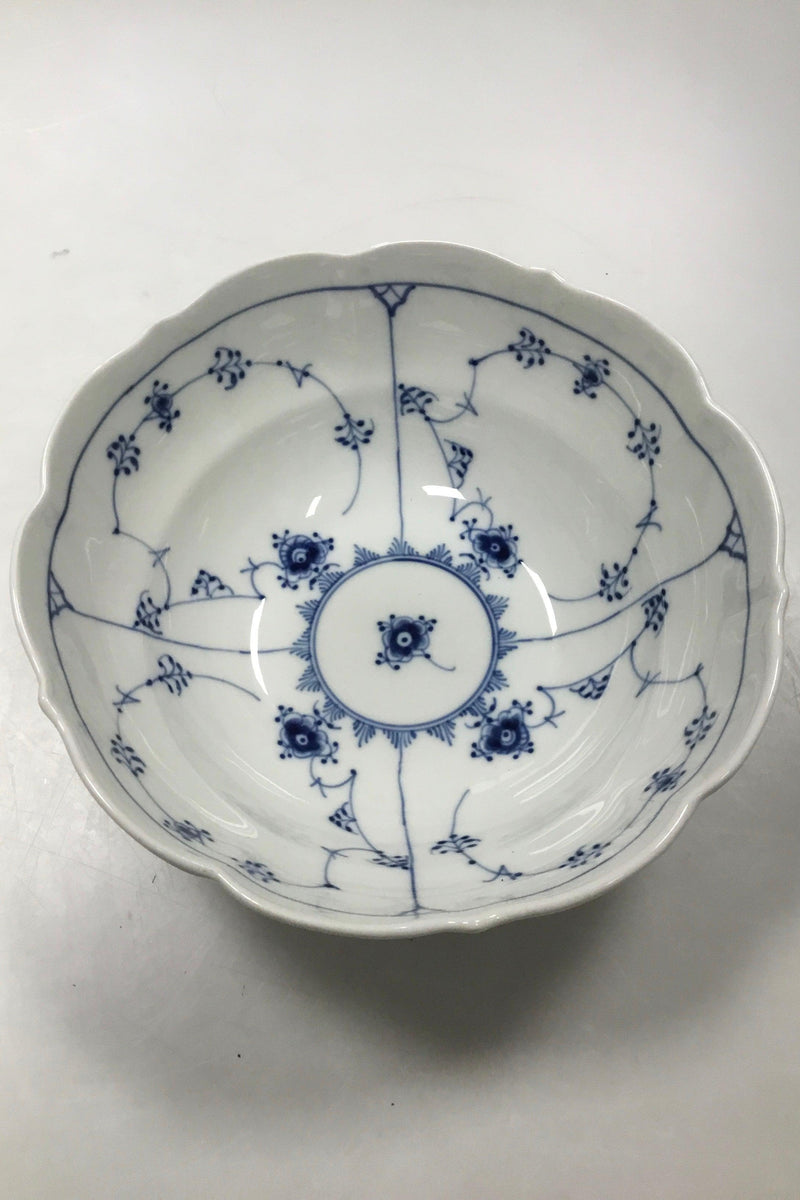 Royal Copenhagen Musselmalet Riflet Salatskål No 191 - Danam Antik