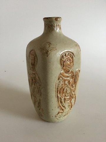 Kgl. Porcelæn Stentøjs Vase af Jais Nielsen meget tidlig - Danam Antik