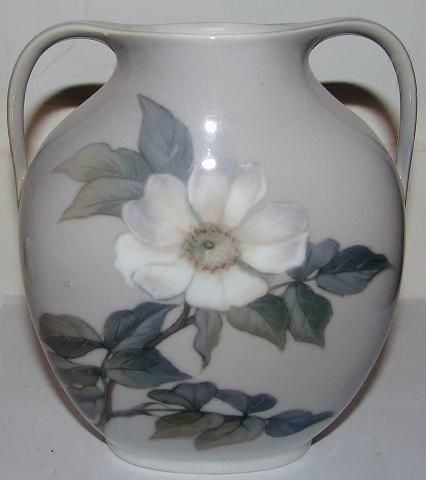 Royal Copenhagen Art Nouveau Vase med 2 hanke No 970/227 - Danam Antik