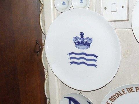 Royal Copenhagen Mindeplatter Forhandler platter tidlige - Danam Antik