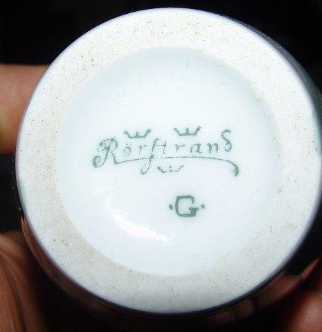 Rørstrand Art Nouveau Vase signeret G - Danam Antik