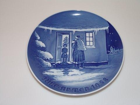 Bing & Grøndahl Juleplatte fra 1958 - Danam Antik