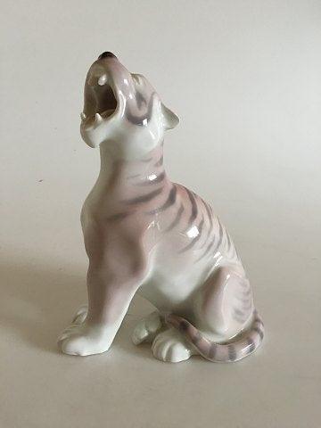 Rørstrand Art Nouveau Tiger Figur - Danam Antik