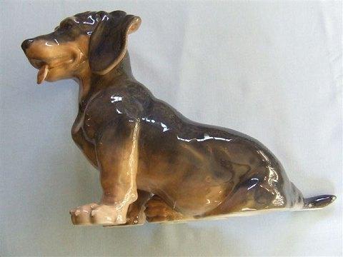 Royal Copenhagen Figur Dashshund No 856 - Danam Antik