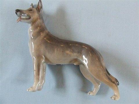 Royal Copenhagen Figur Alsatian Schæferhund No 3261 - Danam Antik