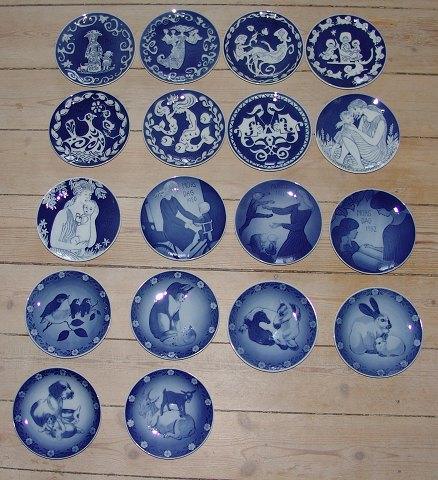 Royal Copenhagen Morsdags Platter fra 1971 til 1987 - Danam Antik