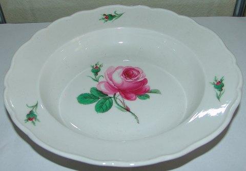 Meissen Porcelæn Suppetallerken med Rose Design - Danam Antik