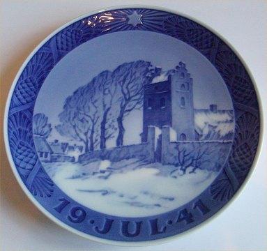 Royal Copenhagen Kgl Juleplatte 1941 - Danam Antik