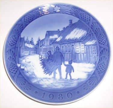 Royal Copenhagen Kgl Juleplatte 1980 - Danam Antik