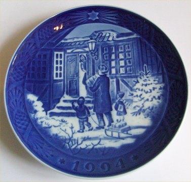 Royal Copenhagen Kgl Juleplatte 1994 - Danam Antik