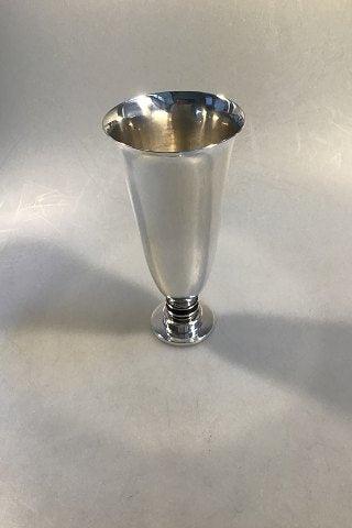 Georg Jensen Sterling Sølv Pyramide Vase No 676 - Danam Antik