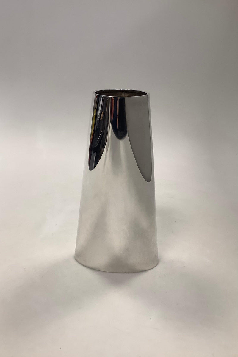 Georg Jensen Sterling Sølv Vase af Verner Panton No. 1300A - Danam Antik