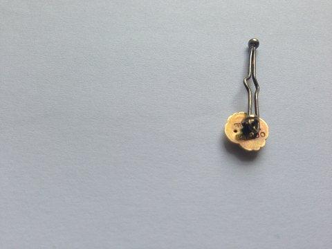 2 Georg Jensen Guld Knapper 18K No 100 - Danam Antik