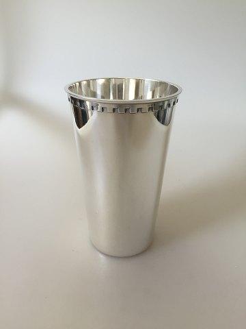 Georg Jensen Sigvard Bernadotte Sterling Sølv Vase No 1218 - Danam Antik