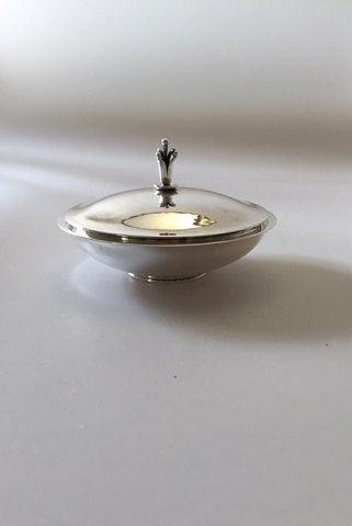 Georg Jensen Sterling Sølv Lågskål/dåse No 172P - Danam Antik