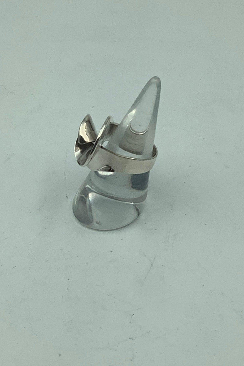 Georg Jensen Sterling Sølv Ring Moderne No 130 - Danam Antik