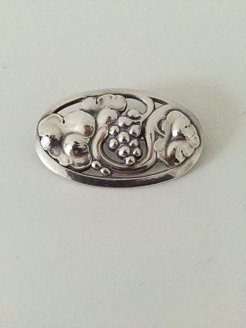 Georg Jensen Sterling Sølv Broche No 177B - Danam Antik