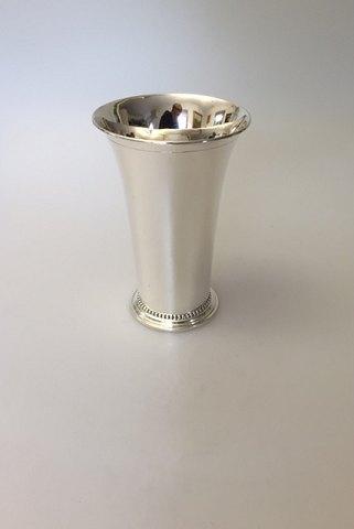 Georg Jensen Sterling Sølv Vase No 107B - Danam Antik