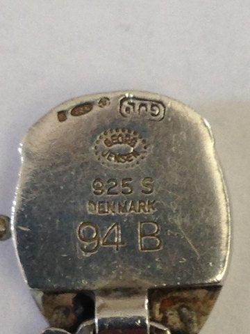 Georg Jensen Sterling Sølv Pinje Smykkesæt med halskæde, armbånd og øreringe No 94B - Danam Antik