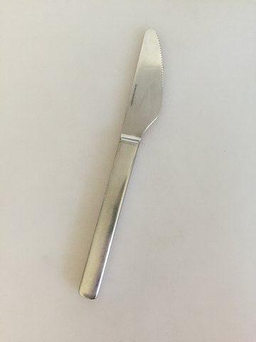 Georg Jensen Stainless 'New York' Spisekniv, med skær mat - Danam Antik
