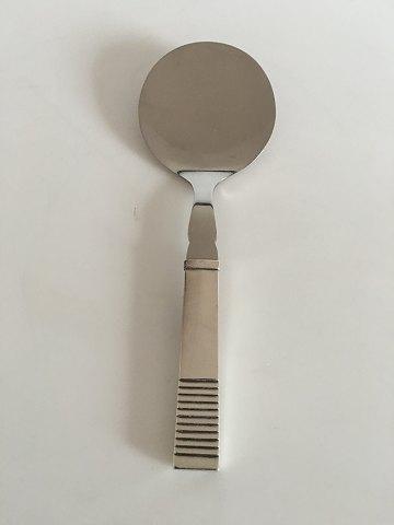 Georg Jensen Sterling Sølv / Stainless Relief Serverings Spade No 206 - Danam Antik