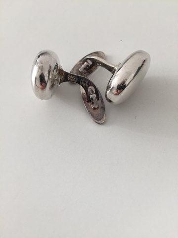 Georg Jensen Sterling Sølv manchetknapper af Torun No 120 - Danam Antik