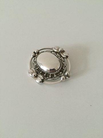 Georg Jensen Sterling Silver Broche No 91 - Danam Antik