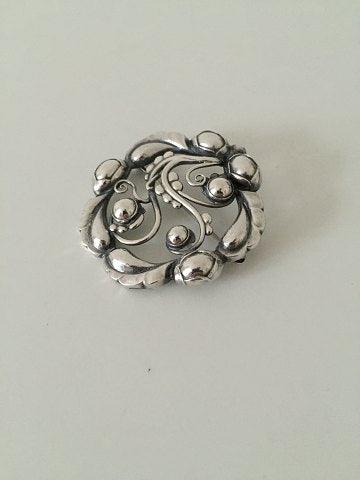 Georg Jensen Sterling Sølv Broche No 159 - Danam Antik