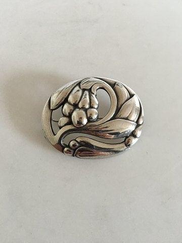 Georg Jensen Sterling Sølv Broche No 65 - Danam Antik