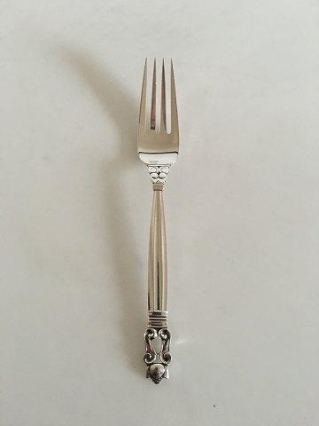 Georg Jensen Sterling Sølv Konge Frokostgaffel No 022 - Danam Antik