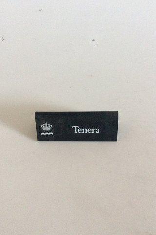 Royal Copenhagen Forhandler Reklame Skilt i Plastik "Tenera" - Danam Antik