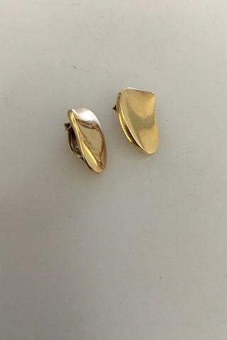 Bent Gabrielsen 14K Guld Øreklips No 747 - Danam Antik