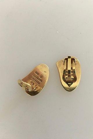 Bent Gabrielsen 14K Guld Øreklips No 747 - Danam Antik