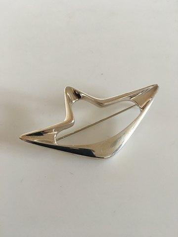 Georg Jensen Sterling Sølv Henning Koppel Broche No 376 - Danam Antik