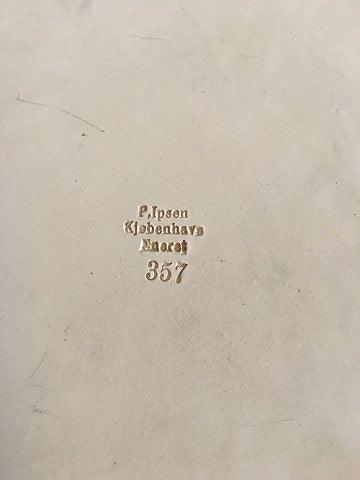 P. Ipsens Terracotta platte Maria med Jesus og Johannes No 120 - Danam Antik